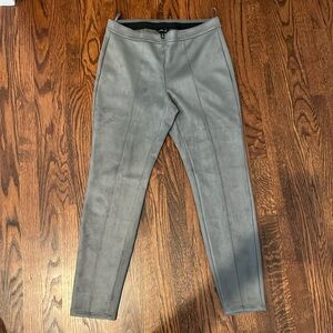 WHBM Faux shade gray leggings
